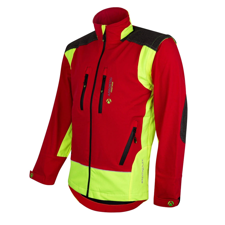 Arbortec Arbeitsjacke - rot-gelb - Arbortec Forestwear
