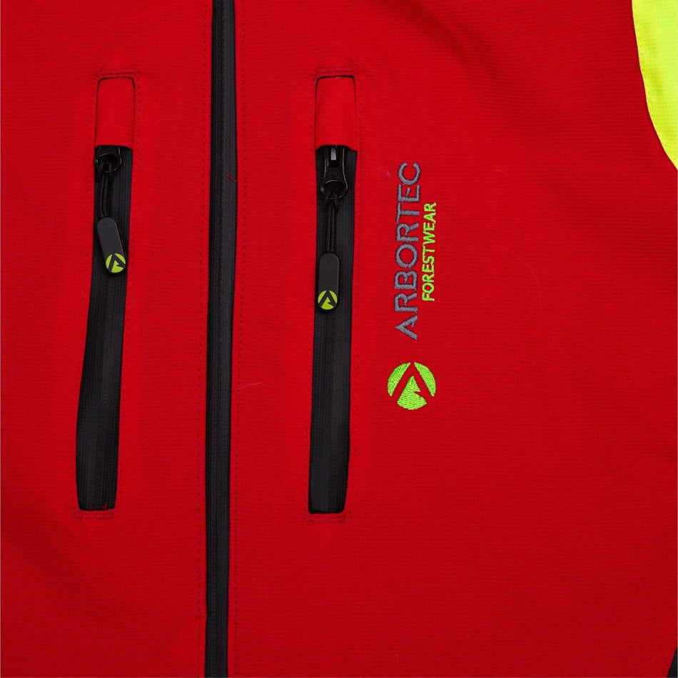 Arbortec Arbeitsjacke - rot-gelb - Arbortec Forestwear