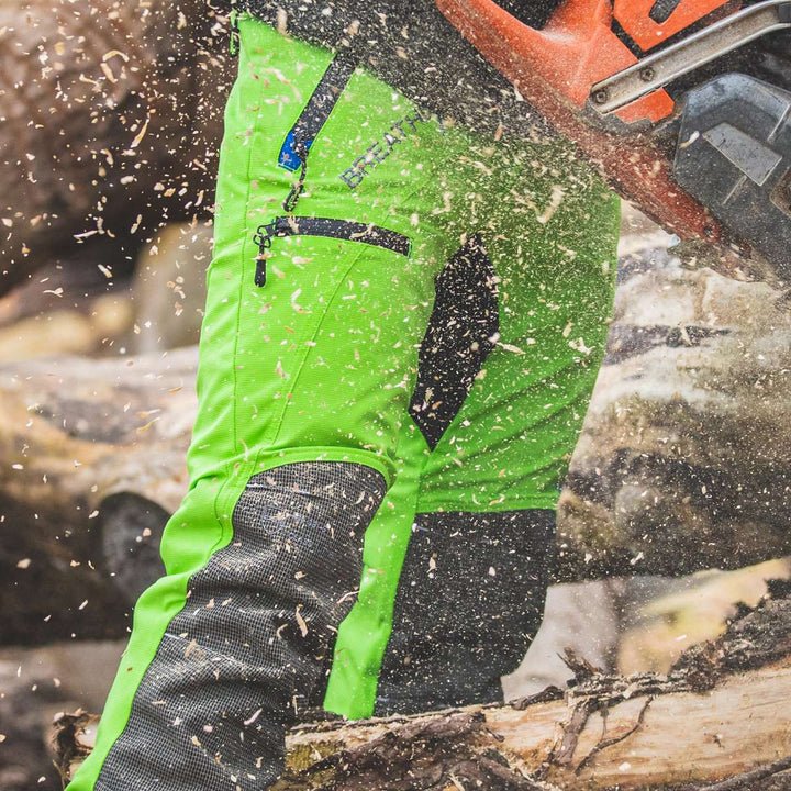 Breatheflex Pro Schnittschutzhose - limettengrün - Arbortec Forestwear