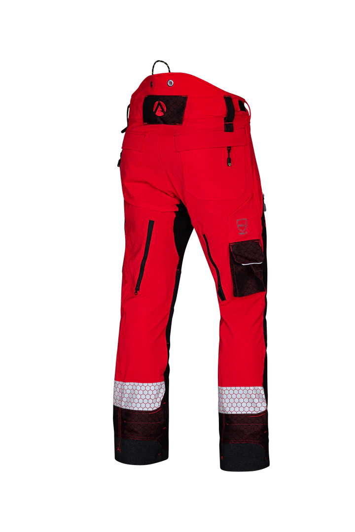 Deep Forest Schnittschutzhose in rot - Arbortec Forestwear