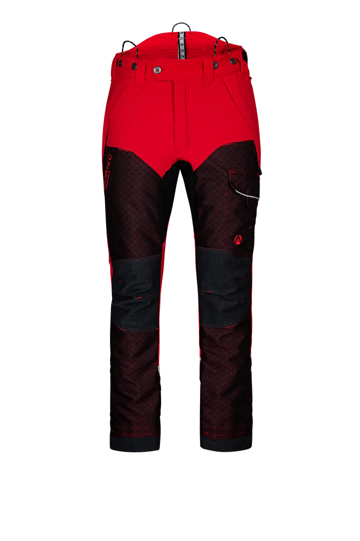 Deep Forest Schnittschutzhose in rot - Arbortec Forestwear