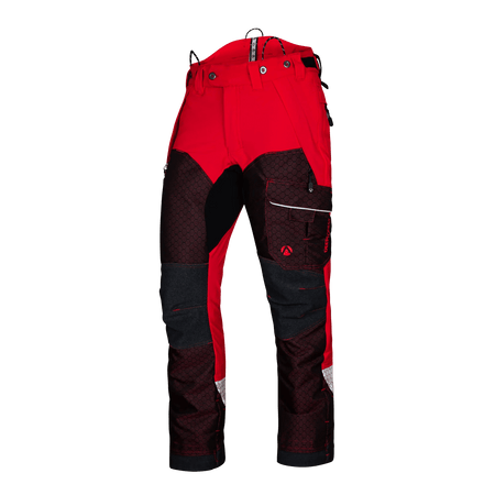 Deep Forest Schnittschutzhose in rot - Arbortec Forestwear