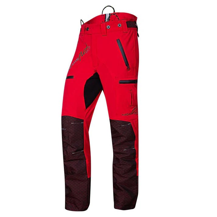 Freestyle Schnittschutzhose - rot - Arbortec Forestwear