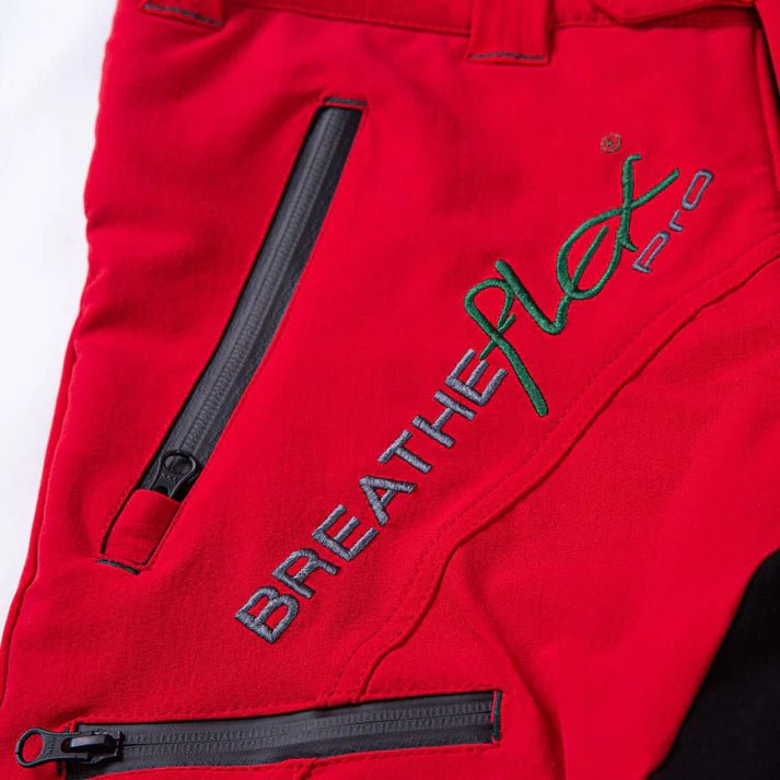 Freestyle Schnittschutzhose - rot - Arbortec Forestwear
