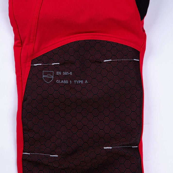 Freestyle Schnittschutzhose - rot - Arbortec Forestwear