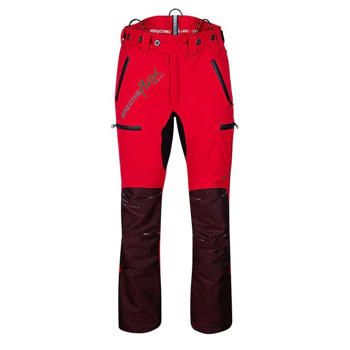 Freestyle Schnittschutzhose - rot - Arbortec Forestwear