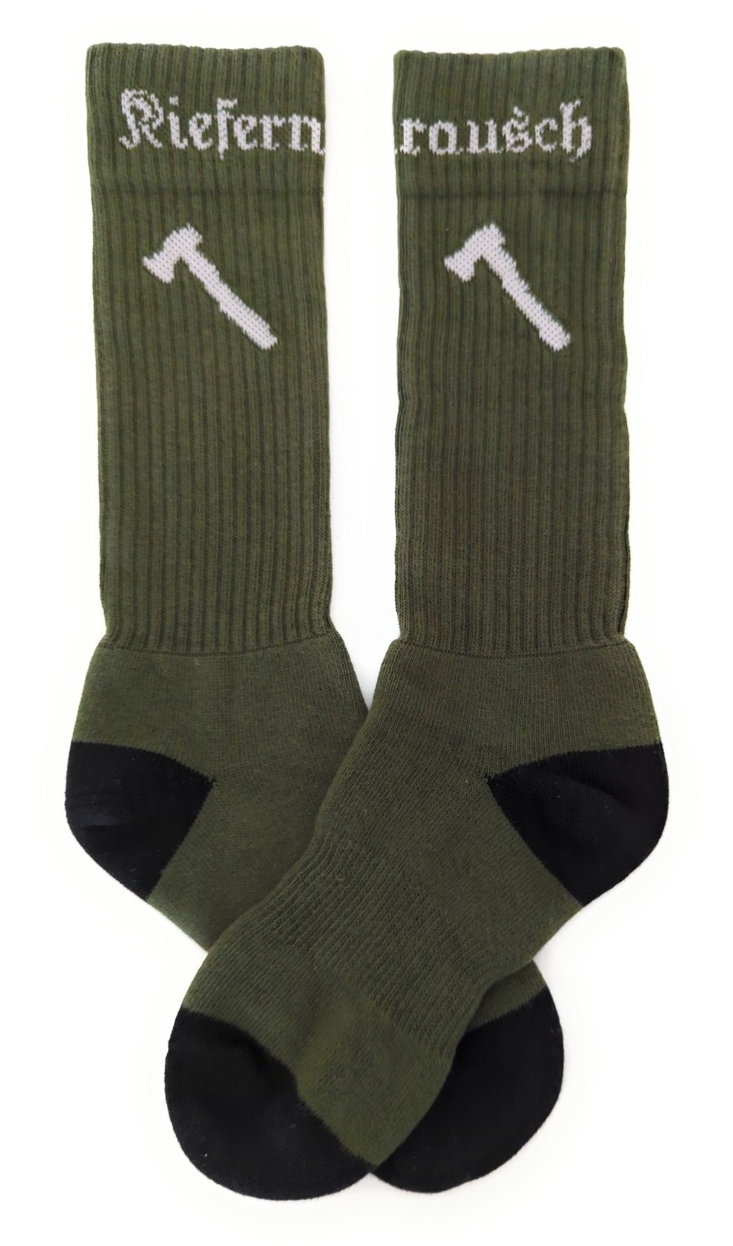 Kiefernrausch Outdoor-Socken mit Axt-Stickerei - Kiefernrausch