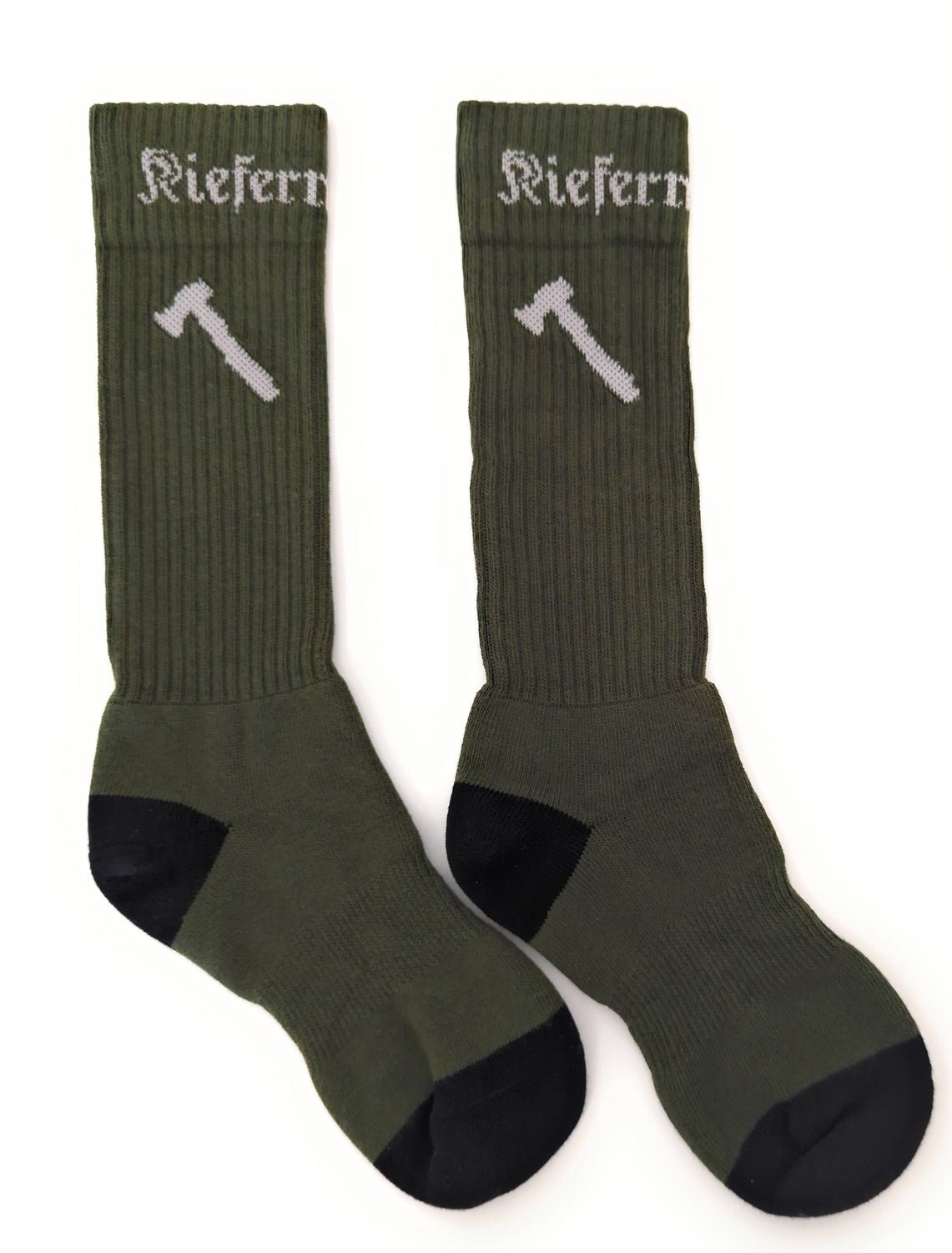 Kiefernrausch Outdoor-Socken mit Axt-Stickerei - Kiefernrausch