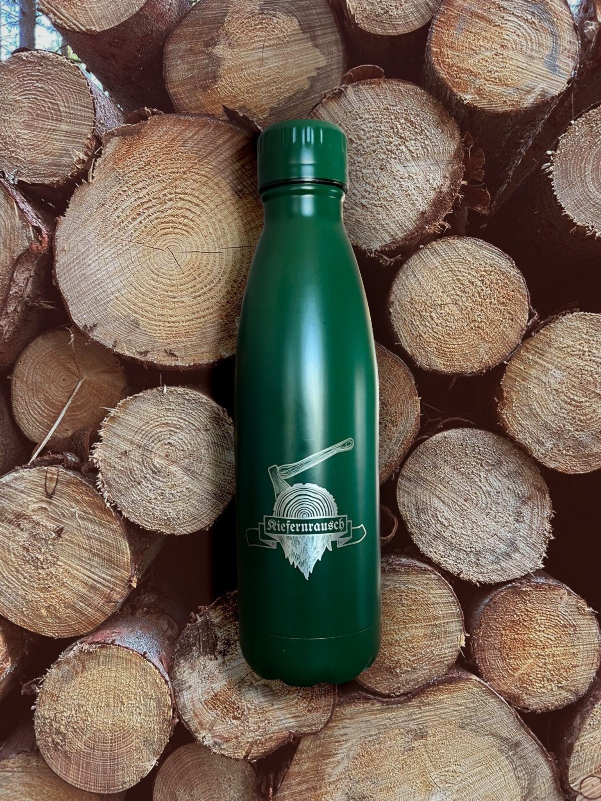 Kiefernrausch Trinkflasche waldgrün - Kiefernrausch