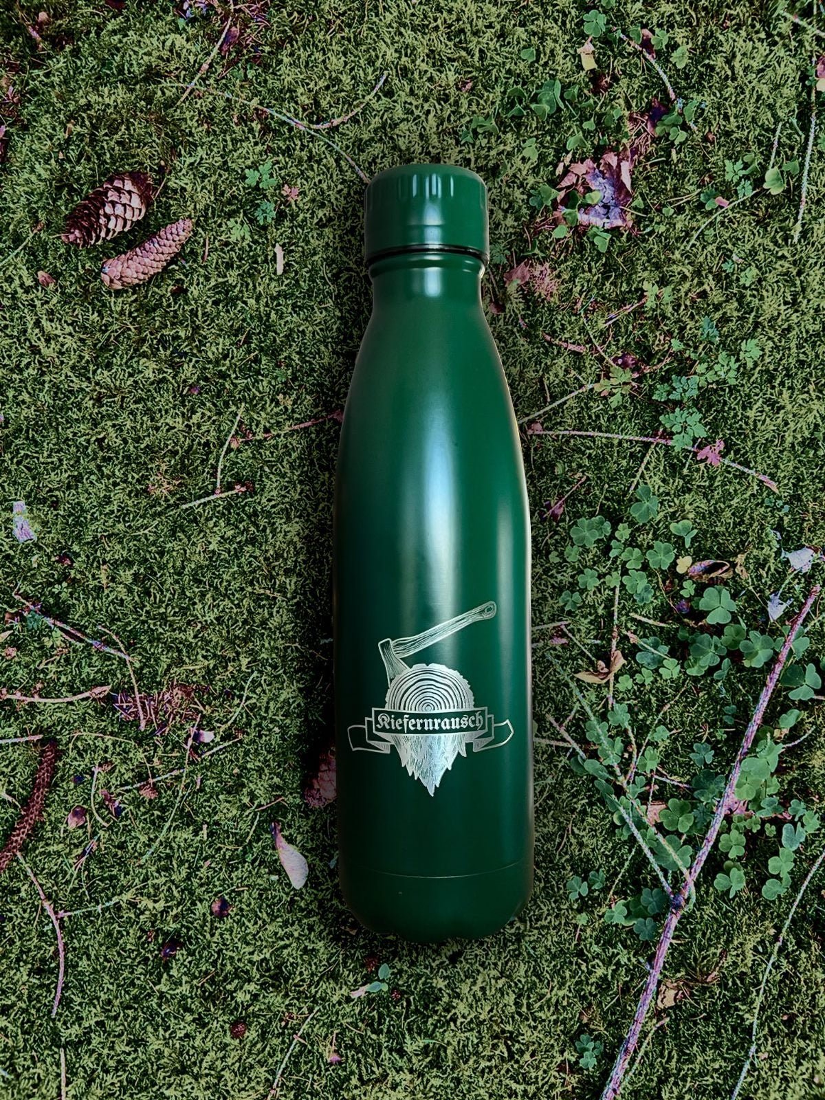 Kiefernrausch Trinkflasche waldgrün - Kiefernrausch