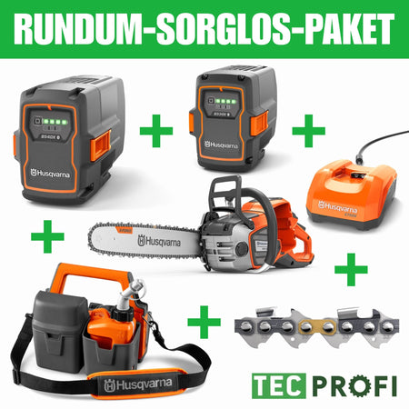 Komplett-Paket: Husqvarna 550iXP G Profi Akku-Kettensäge - Husqvarna®