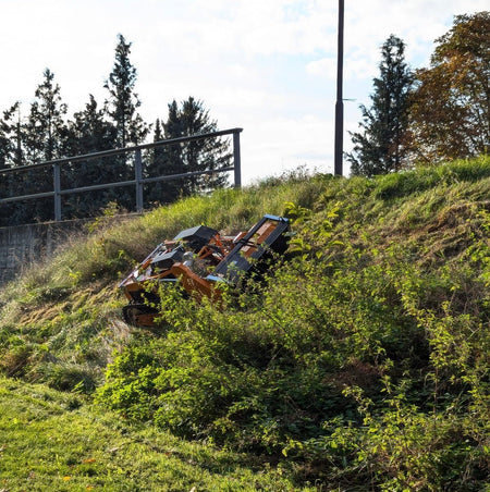 Mähraupe mieten im Erzgebirge, Chemnitz, Zwickau & Leipzig - AS-Motor