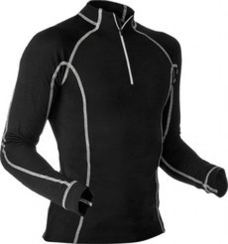 Merino-Modal Shirt langarm schwarz - PFANNER®