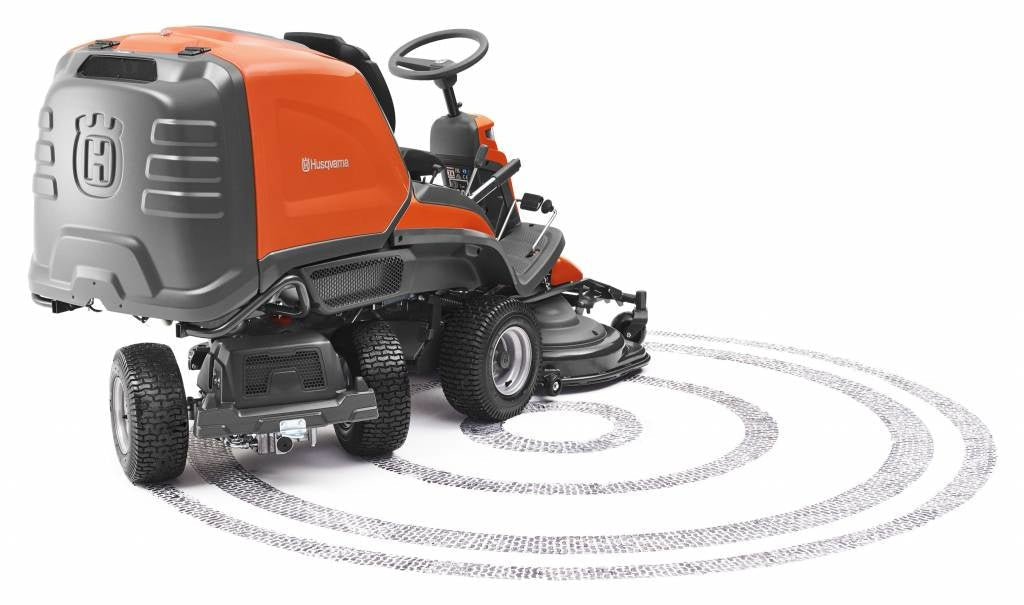 Mit 112cm Mähwerk: RC 320 Ts AWD Frontmäher - Husqvarna®
