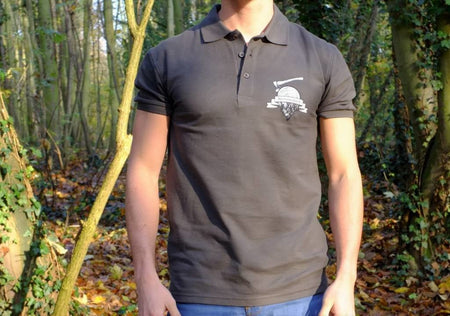 Poloshirt grau - Kiefernrausch