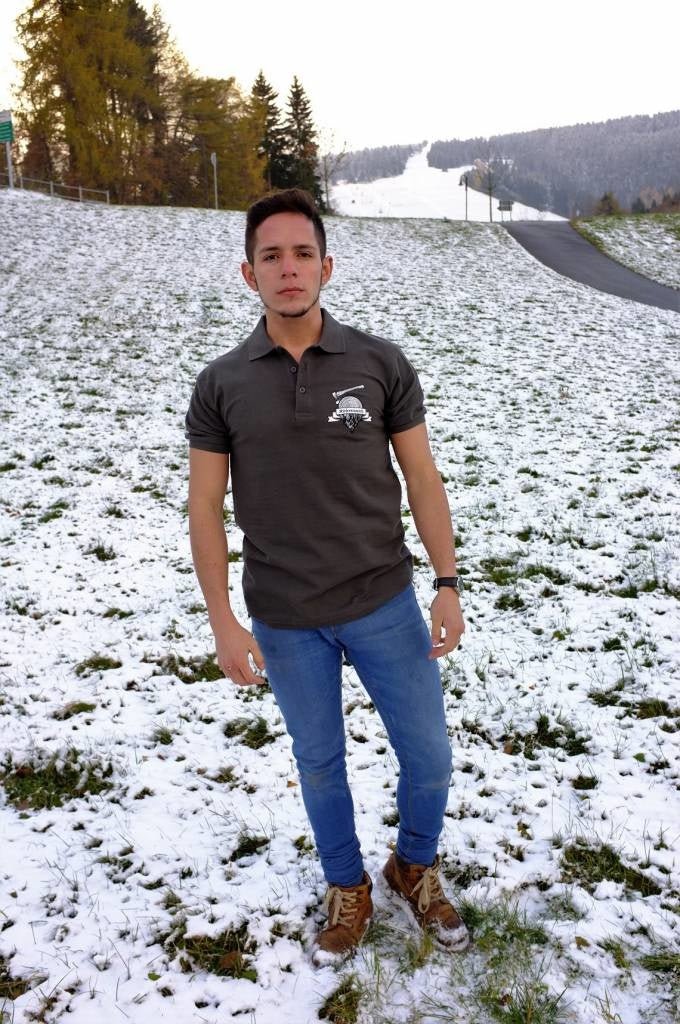 Poloshirt grau - Kiefernrausch