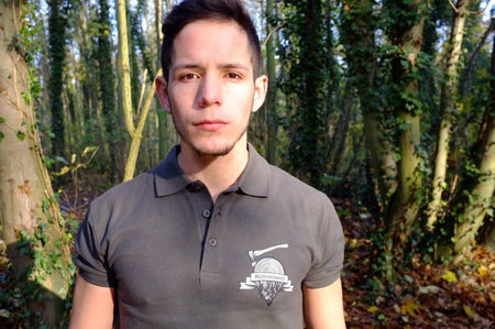 Poloshirt grau - Kiefernrausch