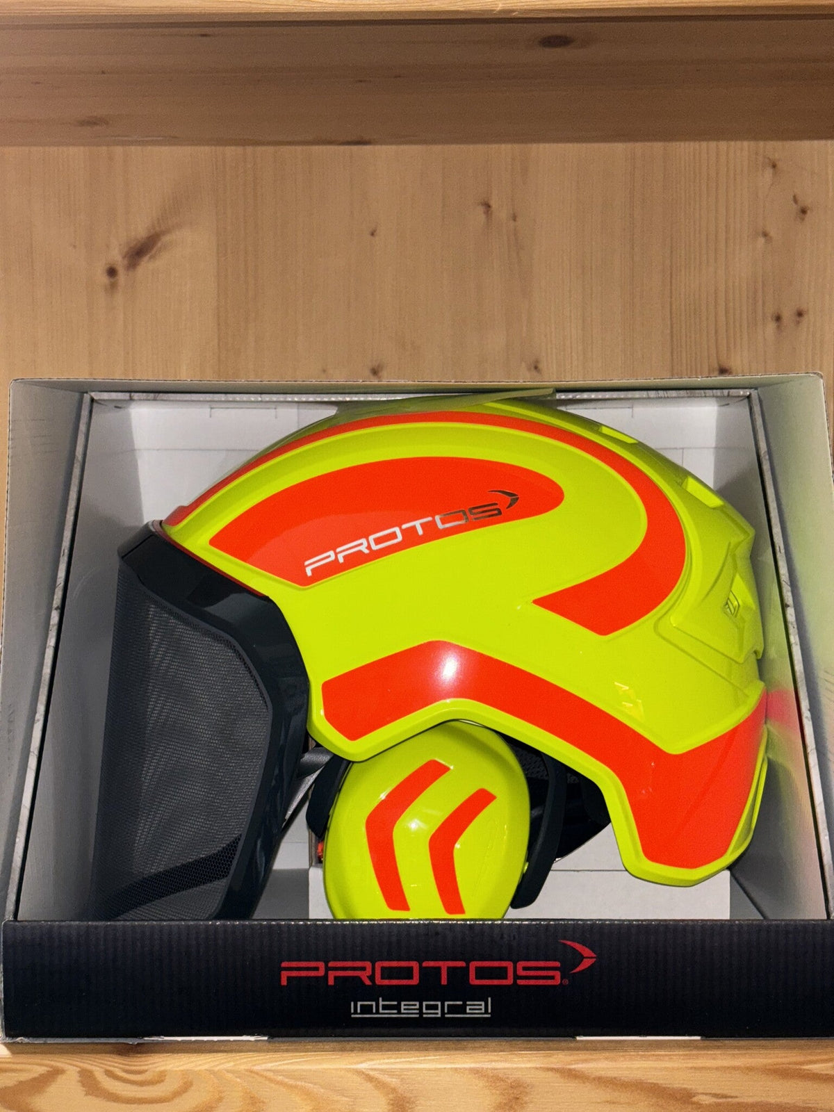 PROTOS® Forsthelm neongelb - neonrotorange - PROTOS®