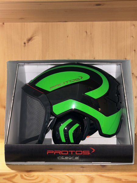 PROTOS® Forsthelm schwarz - neongrün - PROTOS®