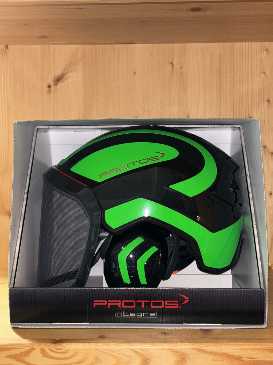 PROTOS® Forsthelm schwarz - neongrün - PROTOS®