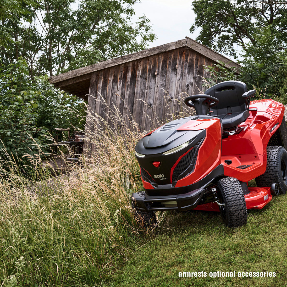 Rasentraktor mit Differenzial