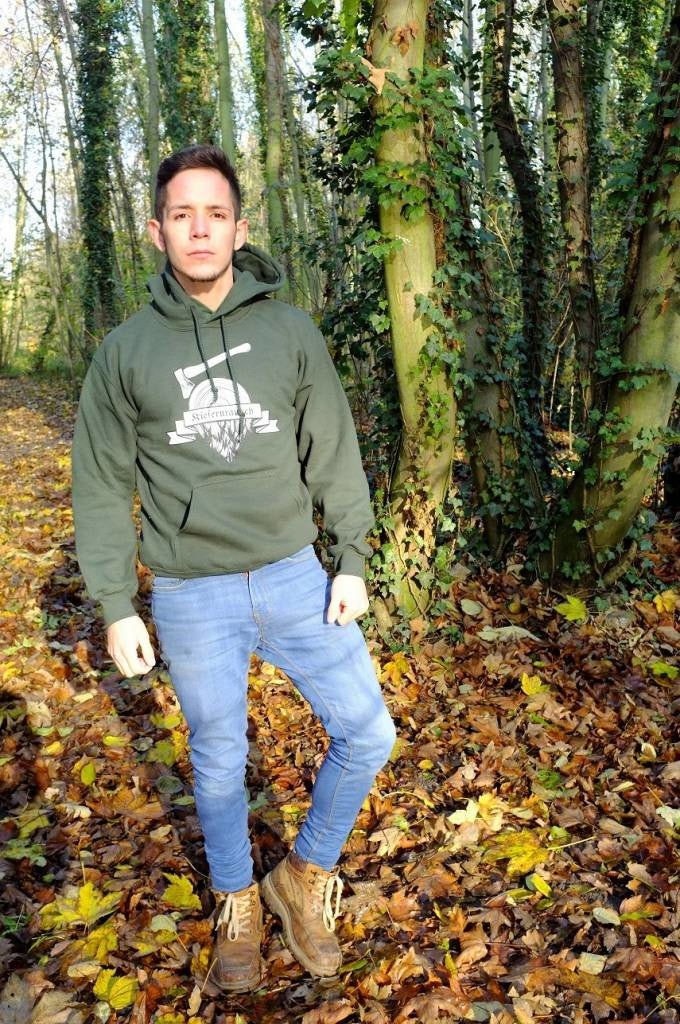 Sweatshirt in forest green - Kiefernrausch