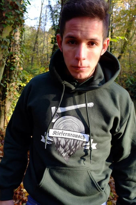 Sweatshirt in forest green - Kiefernrausch