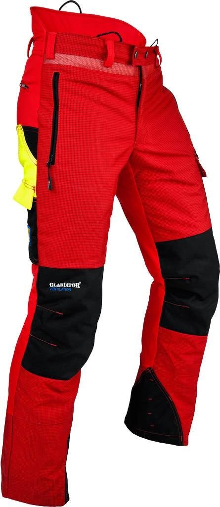 Ventilation Schnittschutzhose in rot - PFANNER®