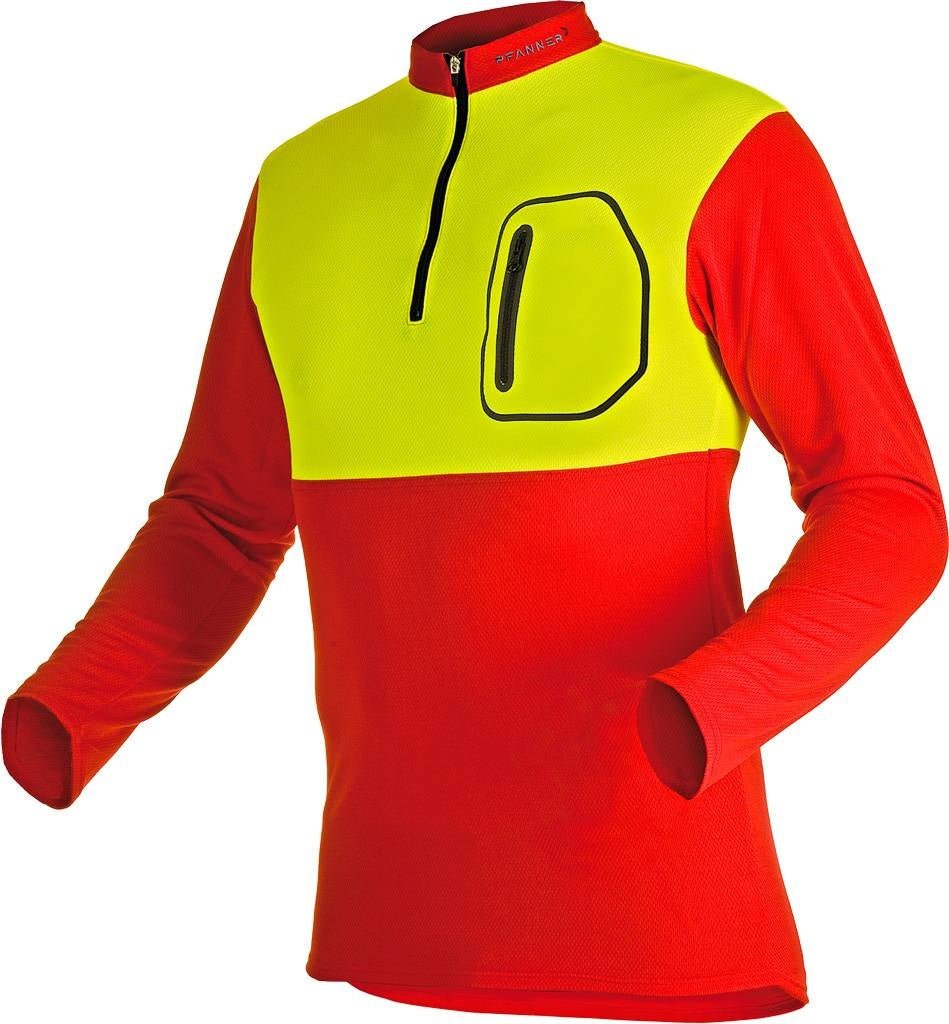 Zipp-Neck Shirt Neon langarm - PFANNER®