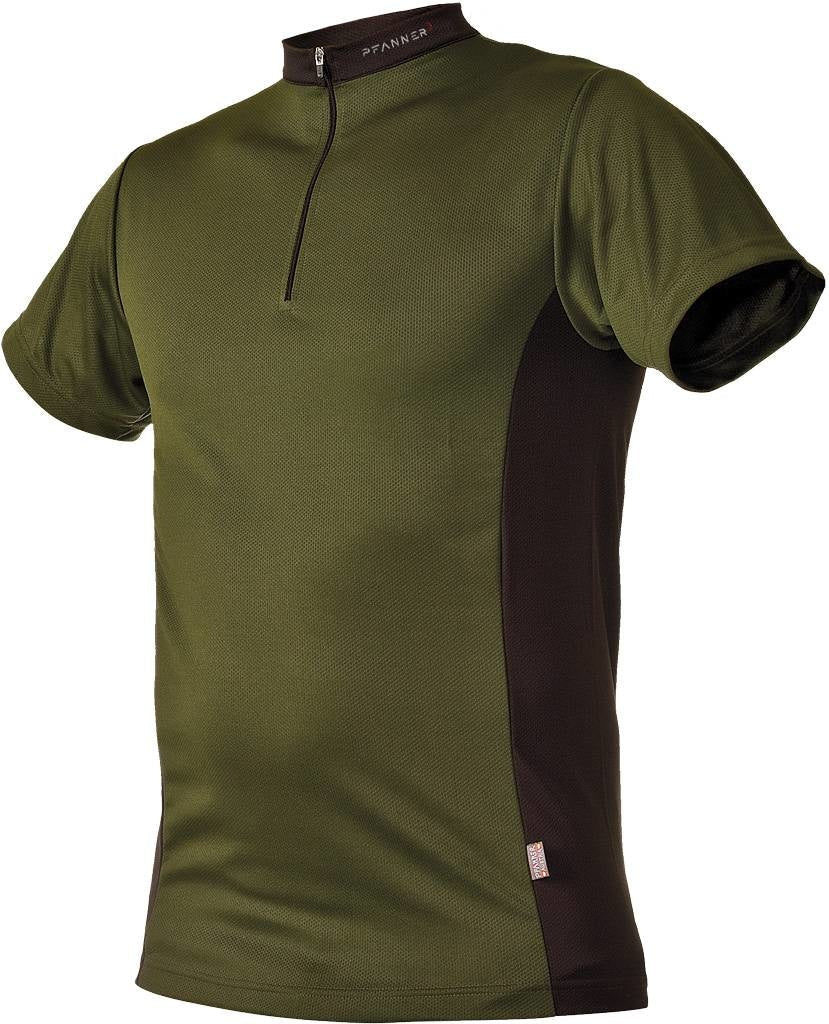 Zipp-Neck Shirt Waldgrün - PFANNER®